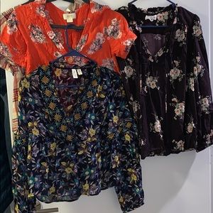 High end luxury tops from anthropology